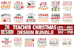 do unique and awesome retro christmas teacher bundle for your etsy