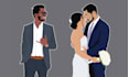 draw minimalist portrait, flat portrait, faceless vector art