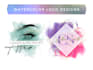 create watercolor logo design
