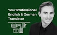 naturally translate english to german and german to english