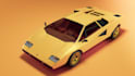 create 3d low poly cars