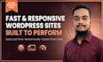 develop fast and responsive wordpress website
