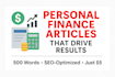 write 500 words about personal finance