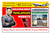 create awesome passive income travel affiliate website