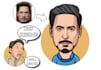 draw big head cartoon from your photos