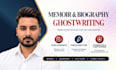 ghostwrite your memoir, biography, or nonfiction book