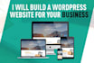 create branding business wordpress website
