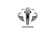 design eye catching motorcycle logo