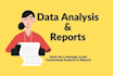 prepare data analysis reports