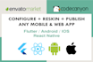 reskin, redesign, rebrand flutter app or any codecanyon app
