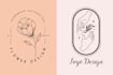 design hand drawn botanical boho, boho, vintage logo