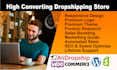 create aliexpress automated dropshipping website