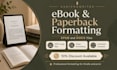proofread and format your ebook and paperback for amazon KDP