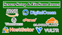 setup configure, secure, cpanel, vps, aws,  digitalocean