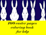 design  100  easter pages coloring book for kdp