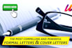 write formal letters, cover letters, and applications
