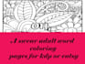 create a 100  swear adult word coloring  pages for  kdp or etsy