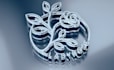 create eye catchy elegant 3d metal logo intro animation
