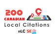 300 canada local citations backlinks for local business SEO