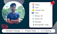 tutor you web development using HTML, CSS, javascript, node js, react js