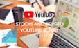 research and write stocks and crypto youtube script
