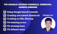 fix google search console, semrush, ahrefs errors