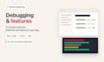debug your web app, fix bugs and build features