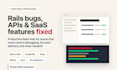 fix bugs and build features in your ruby on rails app