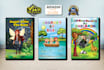 do children book cover and book illustrations