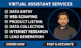 do data entry, web scraping, file conversion, and copy paste