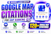 do google map citations to improve gbp ranking and local SEO