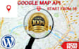 integrate and fix google map api into your wordpress site