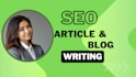 write SEO content for your blog, website with high quality