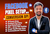 fix or setup meta facebook pixel conversion API shopify wordpress, ga4, gtm