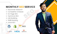 provide complete monthly SEO service with link building