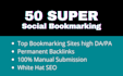 do high quality social bookmarking on high PR sites