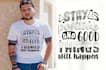 do awesome custom typography t shirt design