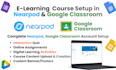 setup your elearning lessons,lms course in nearpod