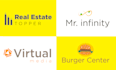 design a modern minimalist unique logo and a free favicon