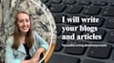 write your blogs and articles