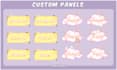 cute simple custom panels