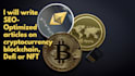 write articles on bitcoin, blockchain and cryptocurrency