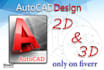 do autocad 2d and 3d drawing