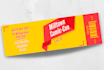create ticket design, raffle ticket, event tickets in just 5 hours