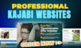 build kajabi website, redesign or landing page