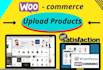 upload or import bulk products in woocommerce store