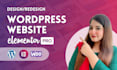 design wordpress website with elementor pro