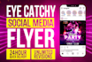 do unique flyer design, social media flyer in 24 hours