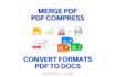 merge, compress and convert your PDF files
