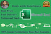 do excel pivot table, dashboard, macro, vba, power query
